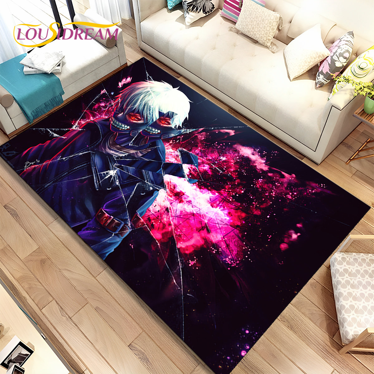 Kids Outdoor Area - Tappeto Anime Giapponese Tokyo Ghoul, Tappeto