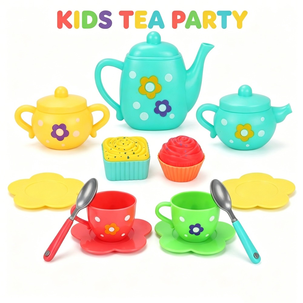 Kids Outdoor Kitchen Accessories - Set da Tè per Bambini 13