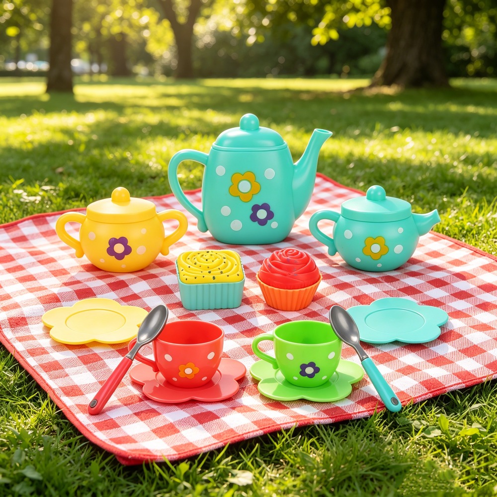 Set da Tè per Bambini 13 Pezzi - Kids Outdoor Kitchen Accessories recensione e prezzo