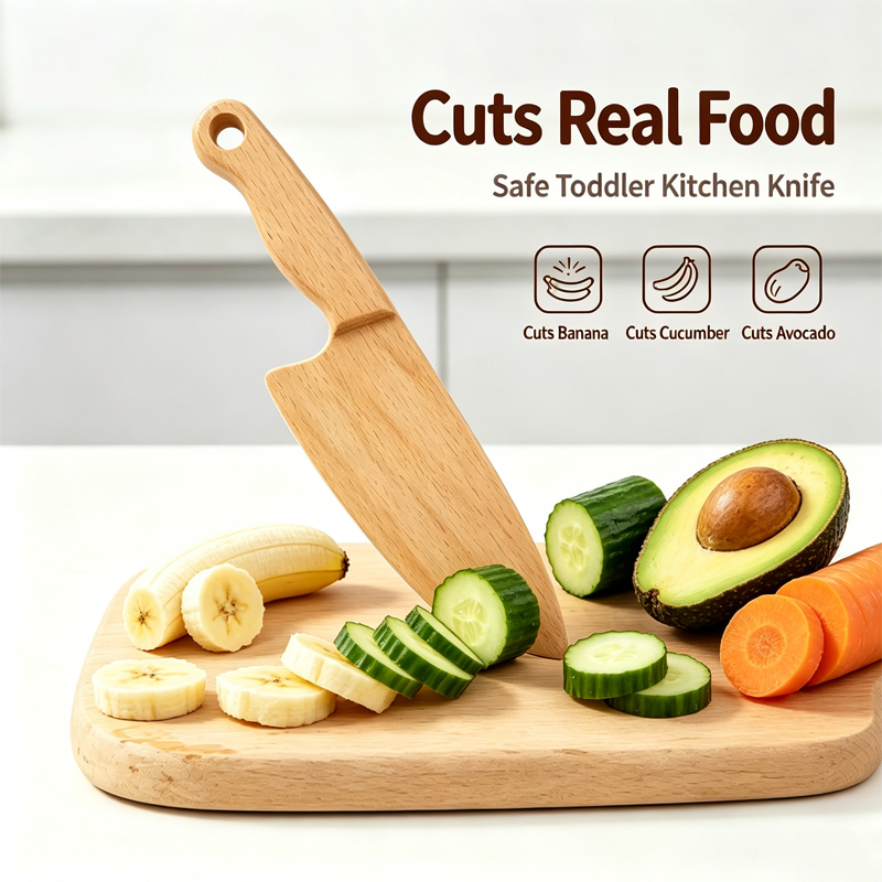 Coltello per bambini in legno  - Kids Outdoor Kitchen Accessories recensione e prezzo