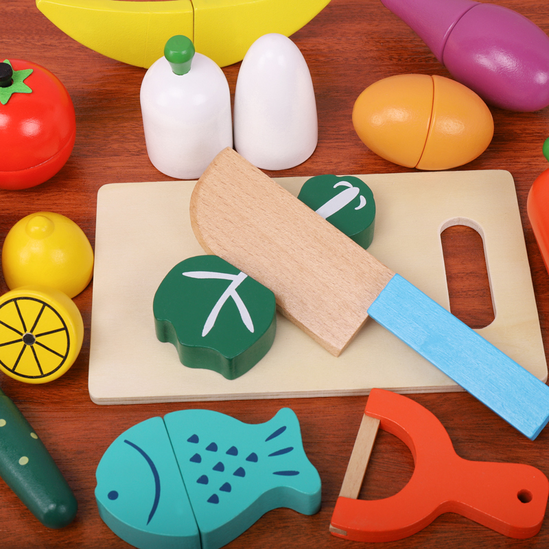 Set da gioco in legno per tagl - Kids Outdoor Kitchen Accessories recensione e prezzo