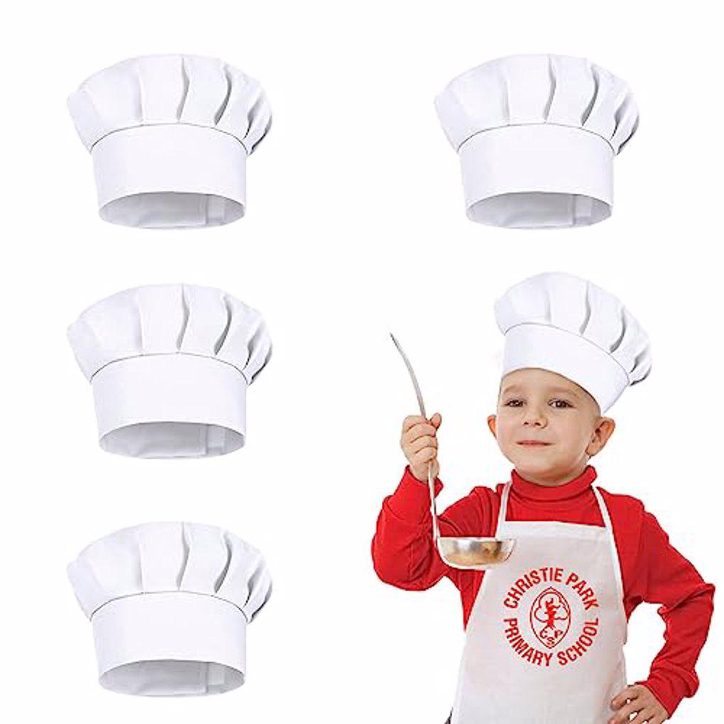 4 Cappelli da Chef Bianchi per - Kids Outdoor Kitchen Accessories recensione e prezzo